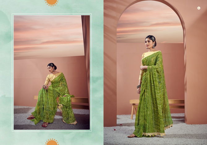 Kathika By Ynf Georgette Party Wear Sarees Catalog
